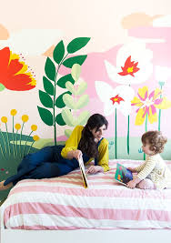 A Hand Painted Wall Mural Say Yes Wall Murals Painted Hand Painted Walls Wall Painting