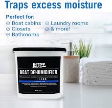 Good ventilation is one solution; Buy 2 Pack Boat Dehumidifier Moisture Absorber And Charcoal Smell Remove Damp Musty Smell Basement Closet Home Rv Or Boating Online In Vietnam B07yymtk77