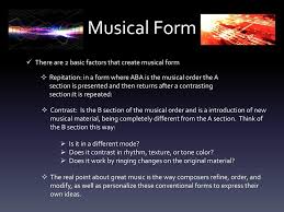 How to use music in a sentence. Introduction To Music Musical Forms Styles Ppt Download