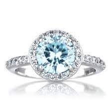 Sterling Silver December Birthstone Ring Blue Cz December Birthstone Ring Birthstone Engagement Rings Birthstone Ring
