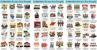 Groups Of People 200 Useful Collective Nouns For People 7 E S L Collective Nouns English Collective Nouns Nouns