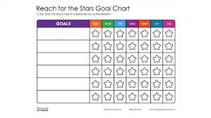 reach for the stars goal chart really good teachers blog