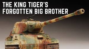 Tiger ii (h) vk 45.02 (p) ausf. The King Tiger S Forgotten Big Brother Panzer Vii Lowe Lion Youtube