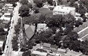 Aerial Photograph Of St Peters Catholic Church Pre 1952 Aerial Photograph Catholic Church Aerial