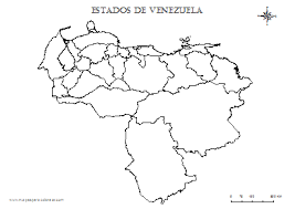 Mapas De Venezuela Para Colorear