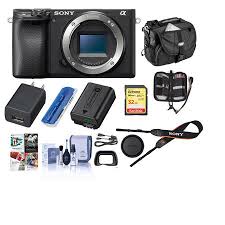 Sony Alpha A6400 Mirrorless Digital Camera Body With Free Pc Accessory Bundle