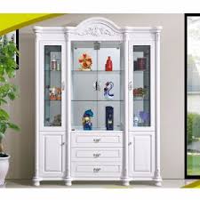 China Modern White Wine Display Cabinet For Living Room China Cabinet Storage Cabinet