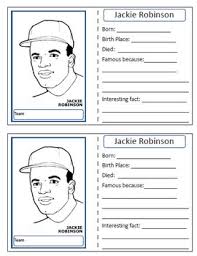 Today, they'll make a paper windmill. Jackie Robinson Baseball Card By Bookchick Teachers Pay Teachers