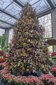 Flower Christmas Tree Winterthur S Dried Flower Christmas Tree