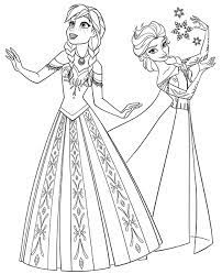When frozen 2 film came out, everyone got excited again about watch for more free frozen 2 & frozen printables in the future. Elsa And Anna Frozen Coloring Sheet To Print And Download