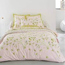 Parure de lit 1 personne collection comme un jardin françoise saget comprenant : Linge De Lit Papillons Et Colibris Francoise Saget