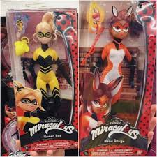 The Queen Bee And Rena Rouge Dolls From The Miraculous Tales Of Ladybug And Cat Noir Miraculous Ladybug Anime Miraculous Ladybug Toys Miraculous Ladybug Comic