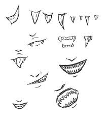Sharp Teeth Drawing Teeth Drawing Smile Drawing Mouth Drawing