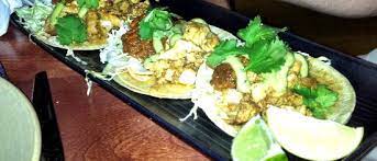 Maybe you would like to learn more about one of these? Fish Tacos With Three Types Of Fish Picture Of Monkeypod Kitchen Wailea Tripadvisor