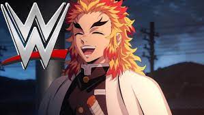 WWE Superstar Channels Demon Slayer With Rengoku Ring Gear