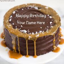 Sweet Chocolate Birthday Cake Images Free Download Online Caramel Chocolate Birthday Cake Images With Name For Friend Write Name On Caramel Ch Birthday Cake Chocolate Chocolate Birthday Cake Images Cake Writing