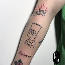 Simpsons Tattoo Instagram Fotograf
