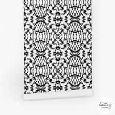 Black And White Boho Peel And Stick Wallpaper Tribal Pattern Removable Wallpaper Boho Bohemian Peel And Stick Or Traditional Option With Images Tribal Print Wallpaper Tribal Pattern Wallpaper Removable Wallpaper