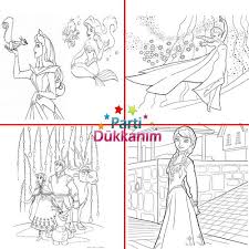 Karlar ülkesinin sevilen karakterleri kardan adam olaf ve prenses elsa için hazırlanmış güzel bir boyama oyunu ile karşınızdayız. Frozen Boyama Kitabi Stickerli 16 Sayfa