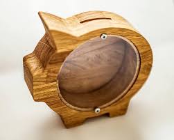 Wood Piggy Bank Wooden Coin Bank Girls Boys Money Frame Baby Kids Wooden Toys Wooden Piggy Bank Personalized Piggy Bank