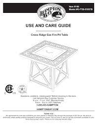 The fire pits in question have an antique… Hampton Bay G Ftb 51057b Installation Guide Manualzz