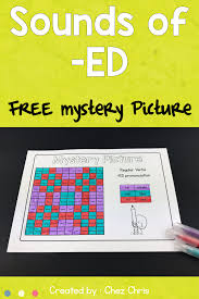 Sounds Of Ed Freebie Mystery Picture Mystery Pictures Phonics Esl Teaching Resources