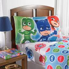 Pj masks lunch napkins 16 pack. Pj Masks Kids Super Soft Microfiber Bedding Sheet Set White And Blue Walmart Com Walmart Com