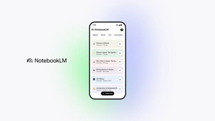 Google launches official NotebookLM mobile app