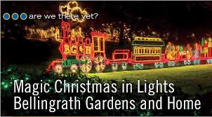 Gazing balls are typically seen tucked alongside pretty flowers and fountains or grouped together as an artistic garden feature. Are We There Yet Magic Christmas In Lights Bellingrath Gardens And Home