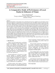 You may want to look at nerdwallet's recommended credit unions and national banks. A Comparative Study Of Performance Of Local Banks In Sultanate Of Oman Sharpe Ratio Oman