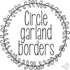 Circle Garland Borders Free Download Pure Sweet Joy Cricut Free Cricut Circle Garland