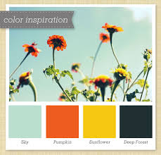 Maybe you would like to learn more about one of these? Light Blue Orange Yellow And Green Color Palette Sarah Hearts