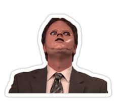 Dwight The Office Sticker The Office Stickers Funny Stickers The Office
