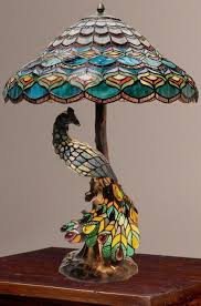Peacock Tiffany Lamp Foter Tiffany Stained Glass Tiffany Style Lamp Glass Table Lamp