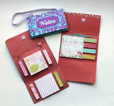 Originally we were using long form sticky notes but these are expensive and are blank so the order taker in a prefer diy from common natural ingredients, but will consider ready off the shelf adhesives. Diy Sticky Note Purses Scrap Girls