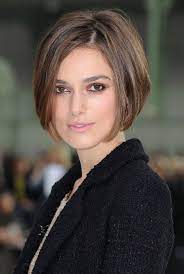 Casual Short Straight Concave Bob Hairstyles Keira Knightley Bob Haircut Pretty Designs Frisuren Haarschnitte Kurzhaarfrisuren Haarschnitt Kurz
