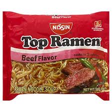 Japanese ramen at your table in less than 30 minutes! Nissin Top Ramen Ramen Noodle Soup Beef Flavor 3 Oz Vons