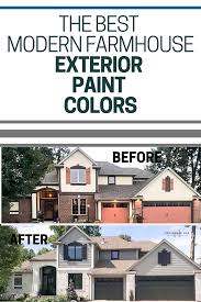 Maybe you would like to learn more about one of these? The Best Modern Farmhouse Exterior Paint Colors Repurpose Life House Paint Exterior Brick Exterior House Modern Farmhouse Exterior