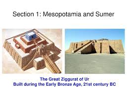 Like an ancient egyptian pyramid, an ancient near eastern ziggurat has four sides and rises up to the realm of the gods. Section 1 Mesopotamia And Sumer The Great Ziggurat Of Ur Built During The Early Bronze Age 21st Century Bc Ppt Download