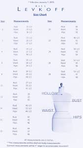 14 Bill Levkoff Size Chart Based Resume