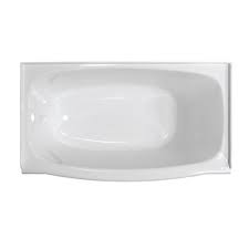 Easy to clean, scratch and stain resistant. Lyons Contour 60 W X 32 D X 19 H Bathtub At Menards