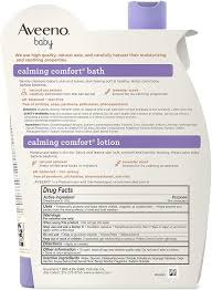 Lavender and vanilla scents help relax your baby. Aveeno Baby Calming Comfort Bath Lotion Set Night Time Baby Skin Care Products With Natural Oat Extract Lavender Vanilla Scents Paraben Free 2 Items Network232