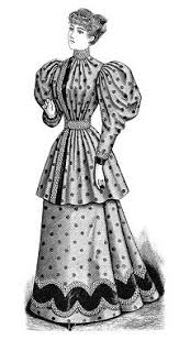 Black And White Fashion Woman Clipart Free Victorian Dresses Clipart Victorian Lady Dress Illustration Victorian Women