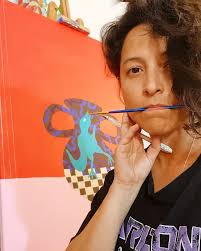 Hades en Aries eclipsando. #art #artist #painting #acrylic #painter #paint  #artnight #progress #eclipse #aries #hades