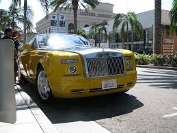 Apparently adapting an idea from in those days. Yellow Rolls Royce In Beverly Hills Mapio Net