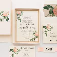 Ivory Rose Wedding Invitations Ivory Blush Floral Beacon Lane Rose Wedding Invitations Box Wedding Invitations Garden Wedding Invitations