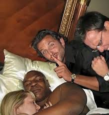 Mike Tyson on set filming the Hangover movie 🎥😂