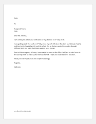 Email request for personal leave example. Excuse Letter For Being Absent From Work Due To Emergency Word Excel Templates