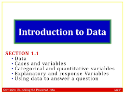 Unlocking the power of data, 2e enhanced epub reg card with wileyplus blackboard card set by lock robin h. Statistics Unlocking The Power Of Data Lock 5 Stat 250 Introduction To Biostatistics Kari Lock Morgan Ppt Download