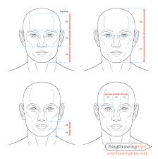 (step 03) draw a curved line that droops down slightly lower and to the right than each line (except for one of these which curves to the left of that line). How To Draw A Male Face Step By Step Tutorial Easydrawingtips